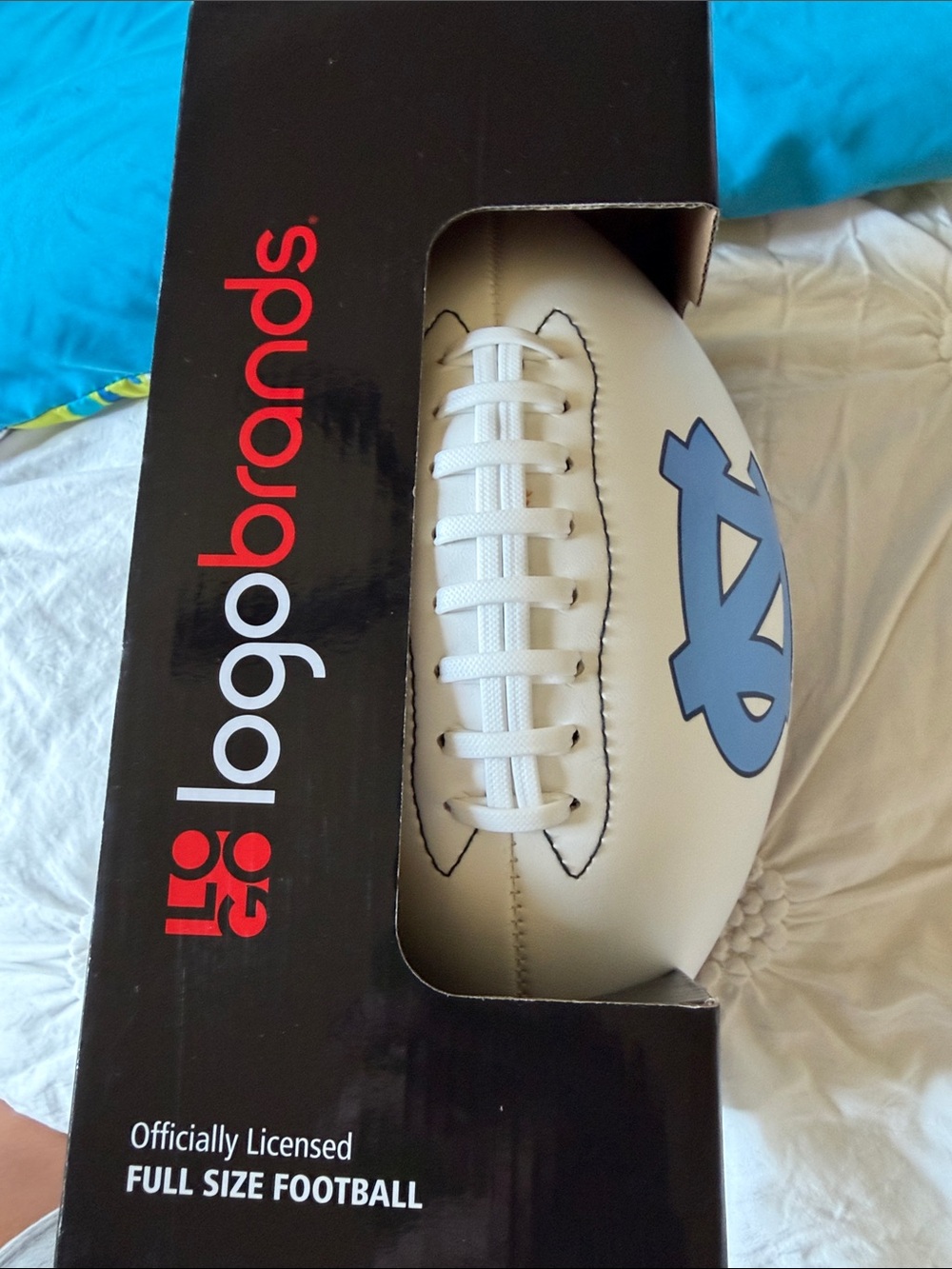 NEW in BOX - LogoBrands UNC Football - with area to sign - Full Size